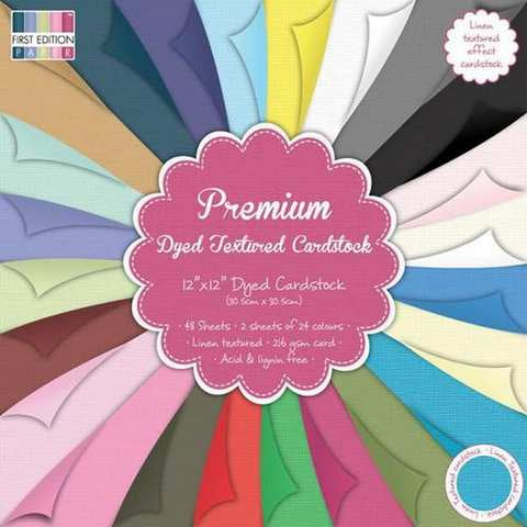 Carte blocco scrap First Edition Premium Textured Cardstock – 30x30 Papers FEPAD062