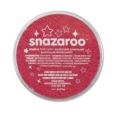 Colori Snazaroo Sparkle 18 ml Rosso