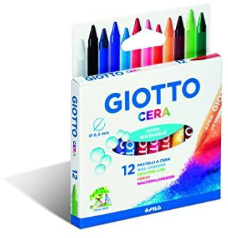 Confezione Colori a Cera Maxi Giotto 12pz