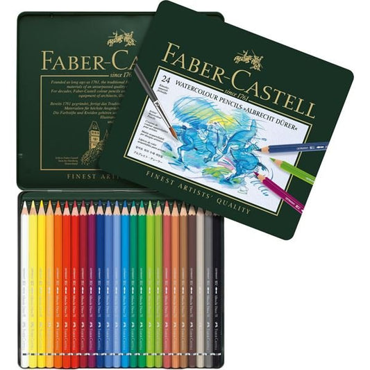 Confezione  da 24 colori a matita Acquerellabili Faber-Castel "Albrecht Durer" 117524