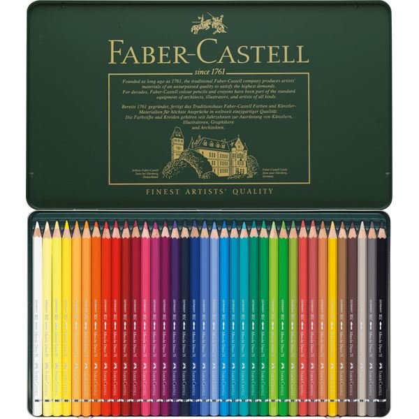 Confezione  da 36 colori a matita Acquerellabili Faber-Castel "Albrecht Durer" 117536