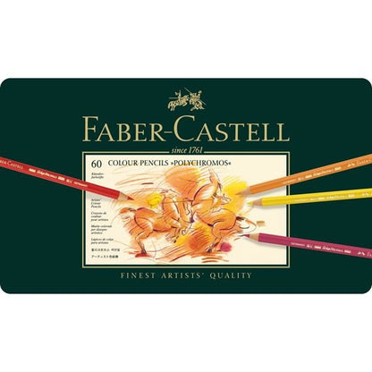 Confezione  da 60 colori a matita Polychromos Faber-Castel 110060