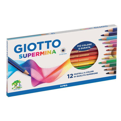 Confezione Matite Colorate Giotto Supermina 12pz