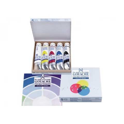 Confezione Tempere Talens Extra-Fine Colori Primari, 5 tubi 20ml