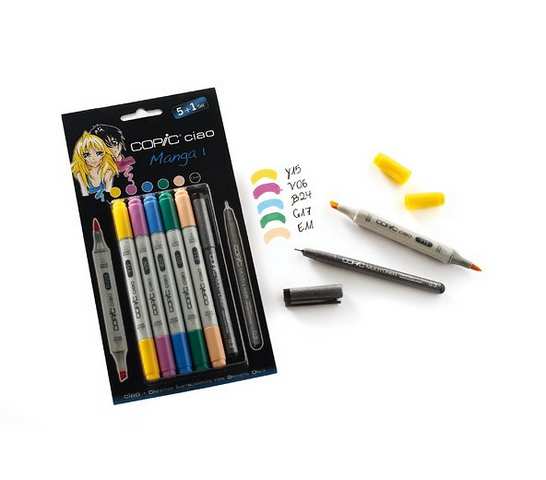 COPIC Ciao Set 5+1 “Manga 1” 22075556