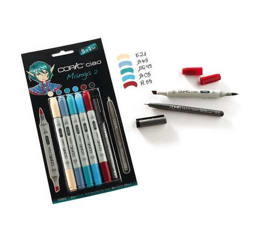 COPIC Ciao Set 5+1 “Manga 2” 22075557