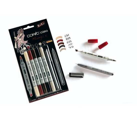 COPIC Ciao Set 5+1 “Manga 5” 22075562