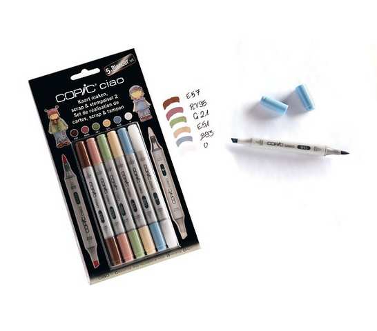 COPIC Ciao Set 5+1 “Scrap 2” 22075560