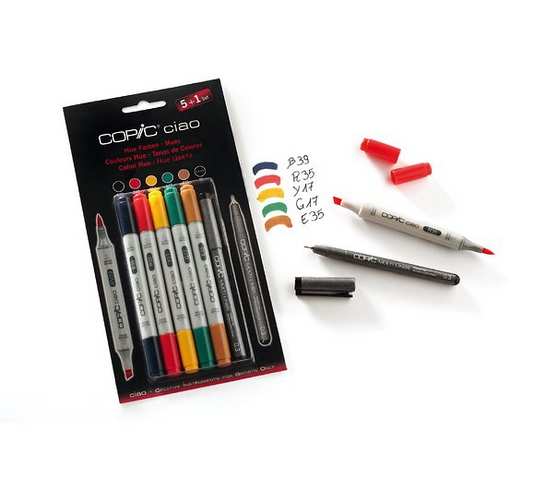 COPIC Ciao Set 5+1 “Tinte” 22075551
