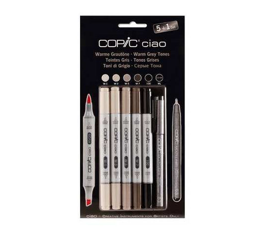 COPIC Ciao Set 5+1 “Toni di Grigio Caldo 22075565