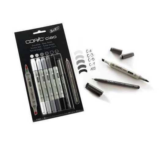 COPIC Ciao Set 5+1 “Toni di Grigio Freddo” 22075554