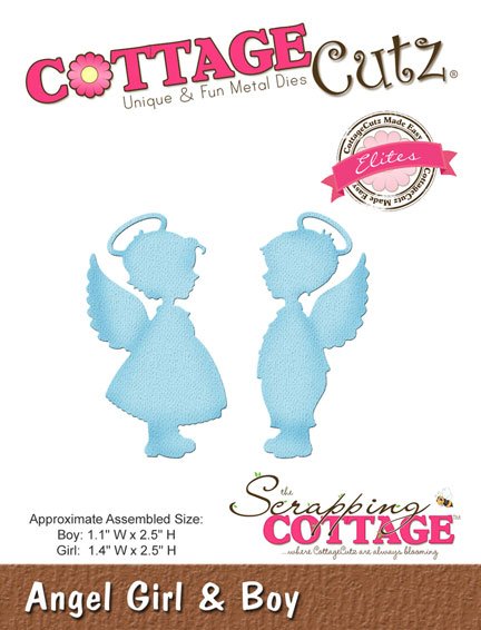 CottageCutz Angel Girl & Boy CCE-319