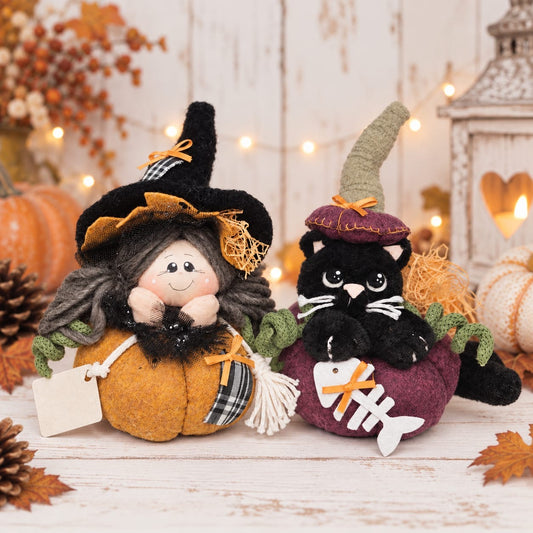 Kit  Gatto e Morgana halloween