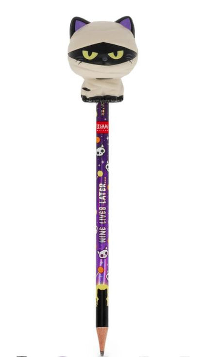 Matita con Antistress Halloween Mummy Cat "Nine Lives Later" - Squeezies