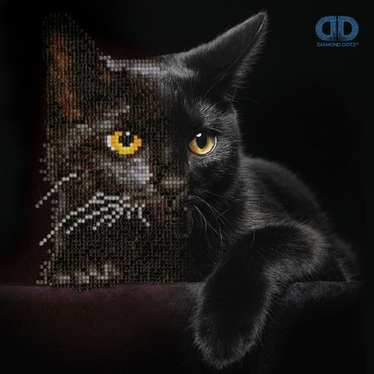 Diamond Dotz Midnight Cat – Gatto DD5.001