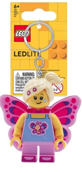 Lego portachiavi led Butterfly Girl