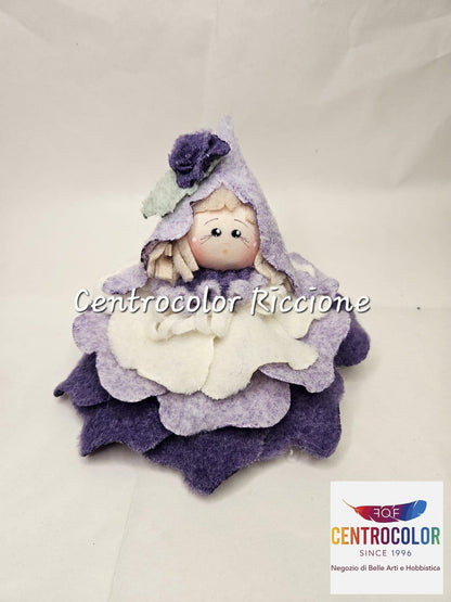 Kit 2 Fatine dei fiori con panfeltro