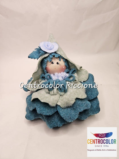 Kit 2 Fatine dei fiori con panfeltro