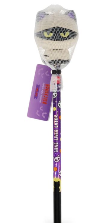 Matita con Antistress Halloween Mummy Cat "Nine Lives Later" - Squeezies