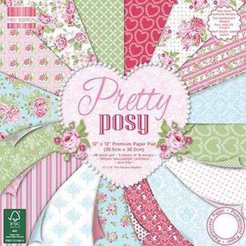 FEPAD119 Pretty Posy 30x30cm