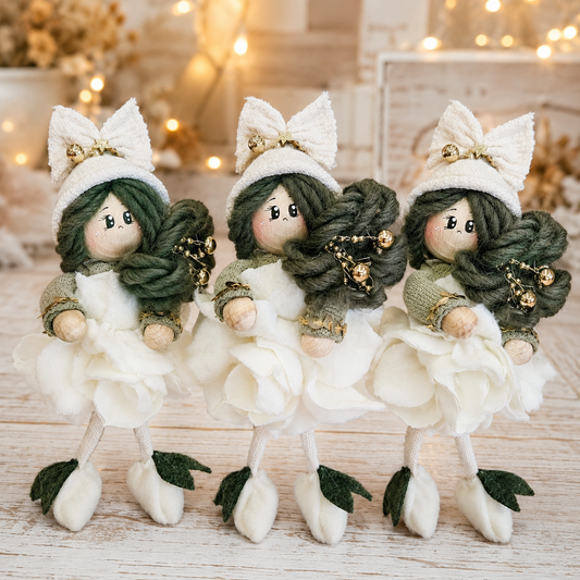 kit sboccioline in fiore Winter ( 3 pezzi )