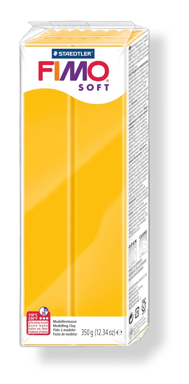 FIMO SOFT GIALLO SCURO  16 - 350 gr