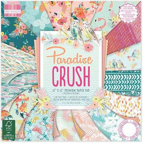 First Edition 12x12 FSC Paper Pad Paradise Crush FEPAD131