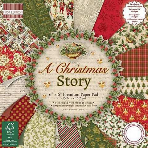 First Edition 6x6 FSC Paper Pad - A Christmas Story FEPAD130X16