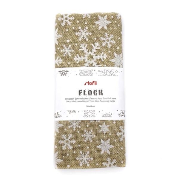 Tessuto fiocco neve 50x68