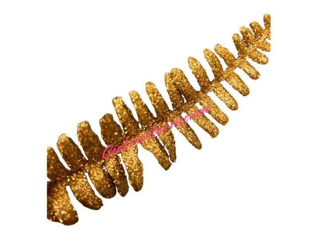Foglia  oro glitter