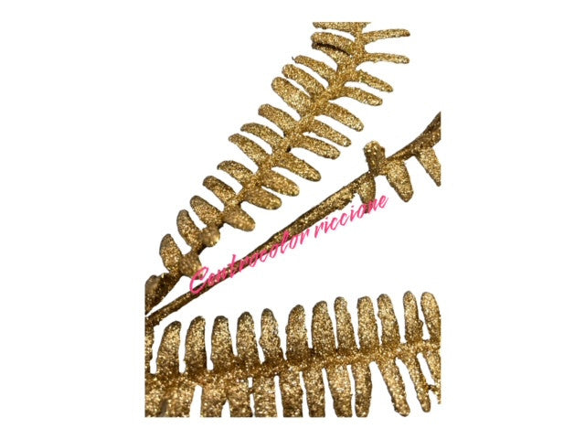 Foglia  oro glitter
