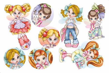 FOMMY DECO' tema girls cm20x30  (GDTEM018)