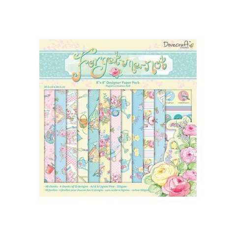 Forget Me Not DCDP144 15x15cm (6"x6")