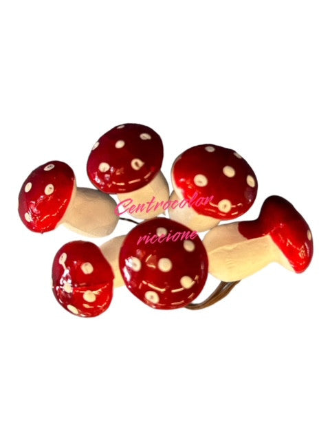 Funghi decorativi h 2cm