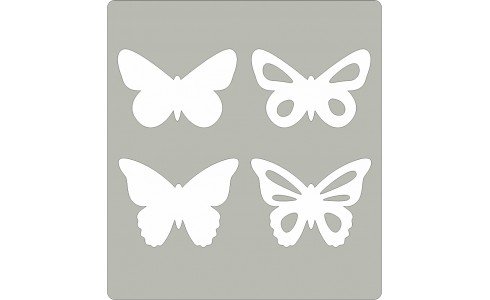 Fustella alta acciaio Wiler - FARFALLE - SRD012