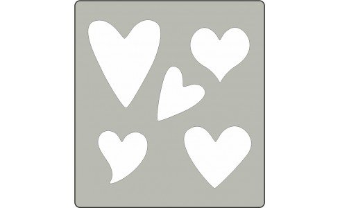 Fustella alta acciaio Wiler - CUORI - SRD007