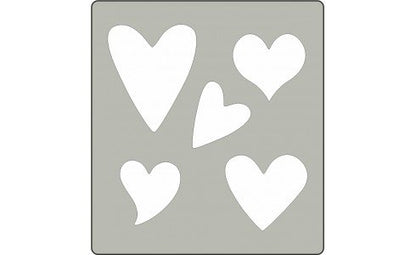 Fustella alta acciaio Wiler - CUORI - SRD007