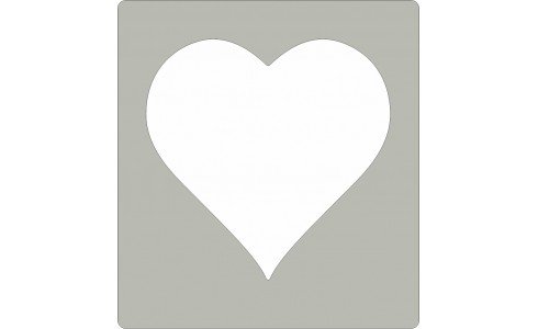 Fustella alta acciaio Wiler - CUORE - SRD016