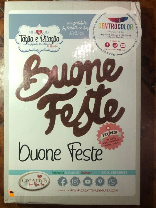 Fustella Creattiva By Marta Buone Feste cod. CRFS0033