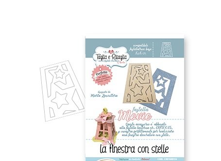Fustella Creattiva CRFS0016 La finestra con stelle