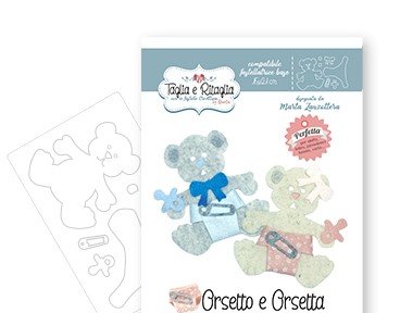 Fustella Creattiva Orsetto e Orsetta CRFS000200