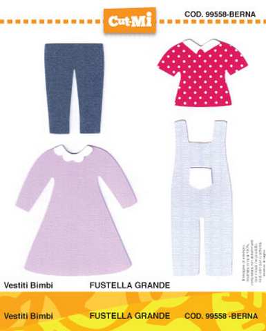Fustella Cut-Mi -  Vestiti Bimbi 99558