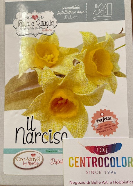 FUSTELLA "IL NARCISO" 8-15CM CIRCA COD. CRFS0029