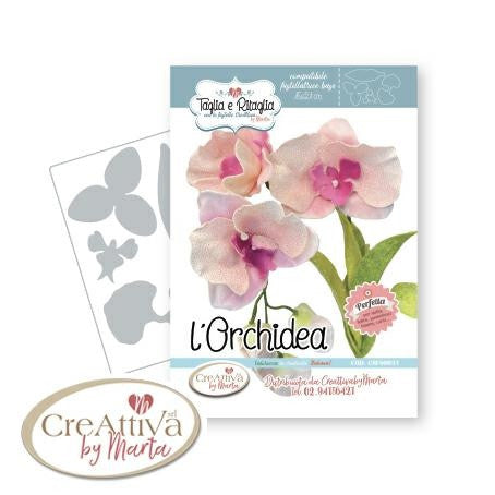 FUSTELLA "L'ORCHIDEA" 12-15CM CIRCA COD. CRFS0031