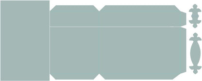 Fustella Sizzix Socreboards XL Die 663634 SCATOLA, FORZIERE DEL TESORO