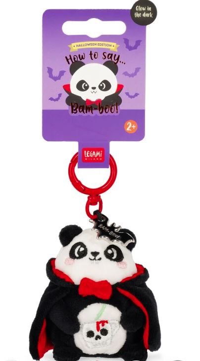 Portachiavi di Peluche Panda "Bam-Boo!" Halloween - Tiny Super Soft!