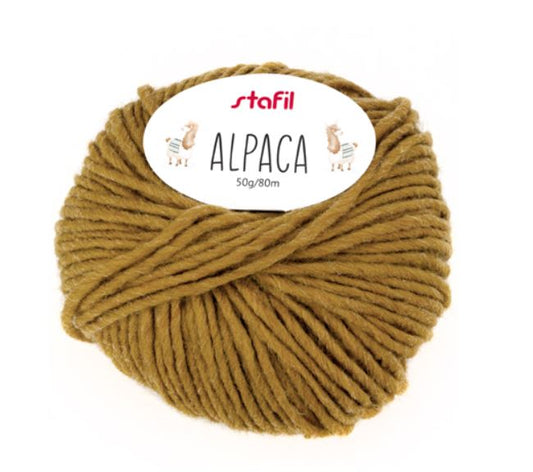 Lana Alpaca 50 gr giallo senape