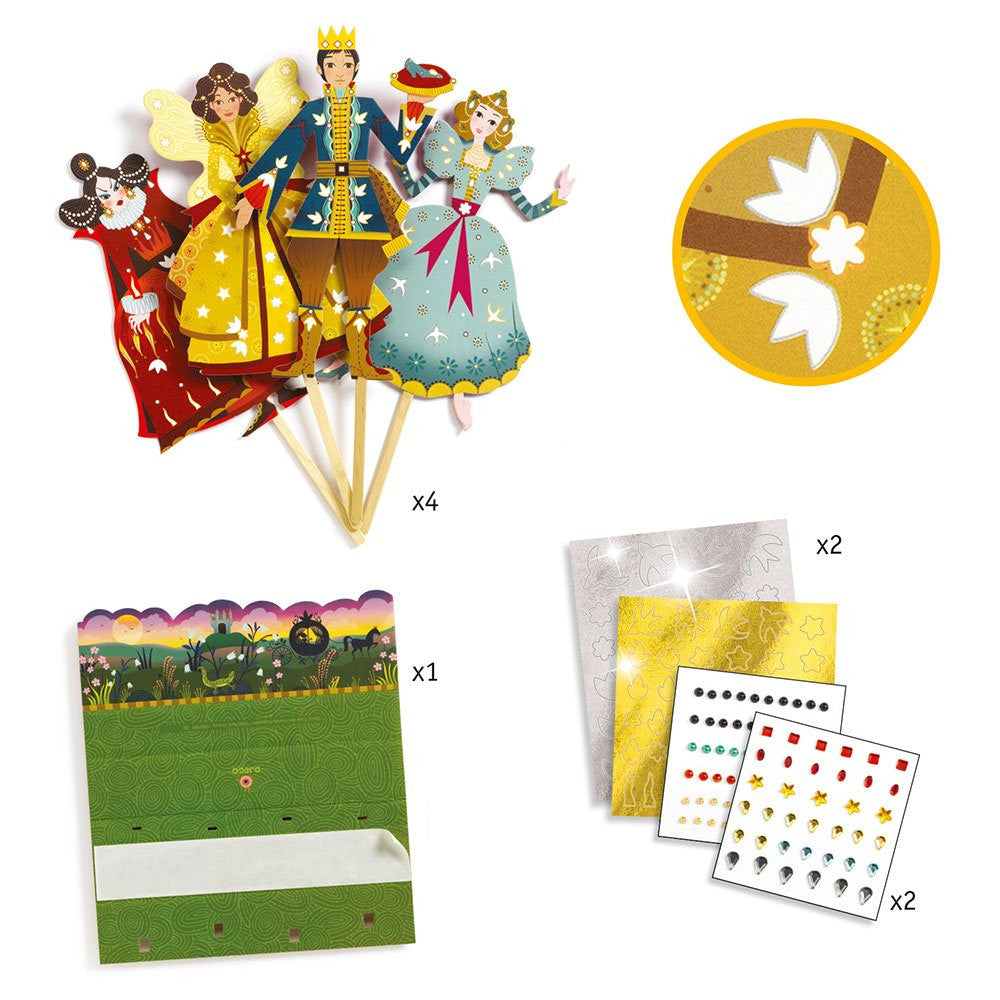 Giochi Djeco Fai da te MARIONETTE Cenerentola DJ07991