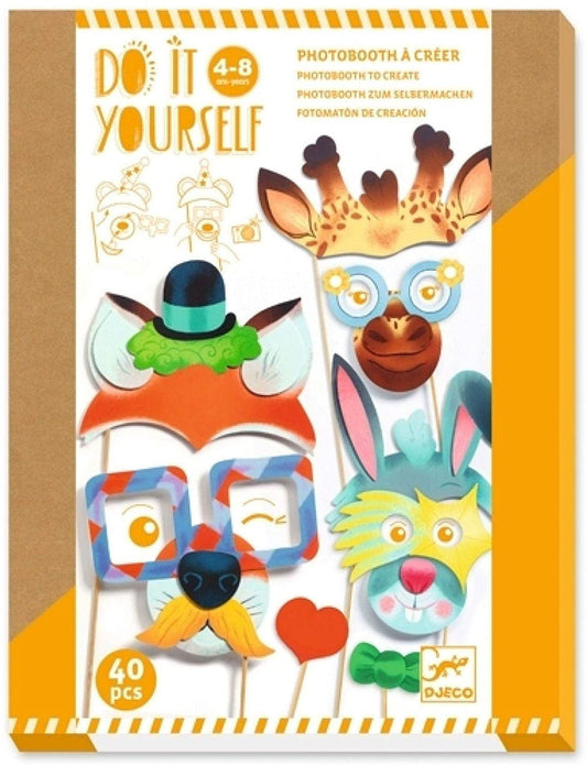 Giochi Djeco Fai da te PHOTOBOOTH La festa degli animali DJ07915