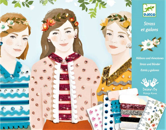 Gioco Djeco ACTIVITES PAPIER DJ09401 Filles des quatre saisons